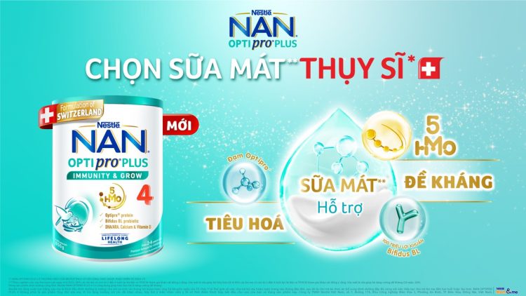 Sữa NAN Optipro 4 hỗ trợ miễn dịch và phát triển thể chất ra sao?
