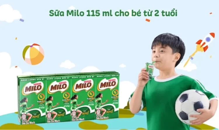 Trẻ mấy tuổi uống được sữa lúa mạch Nestlé Milo? 3 lưu ý quan trọng cho mẹ